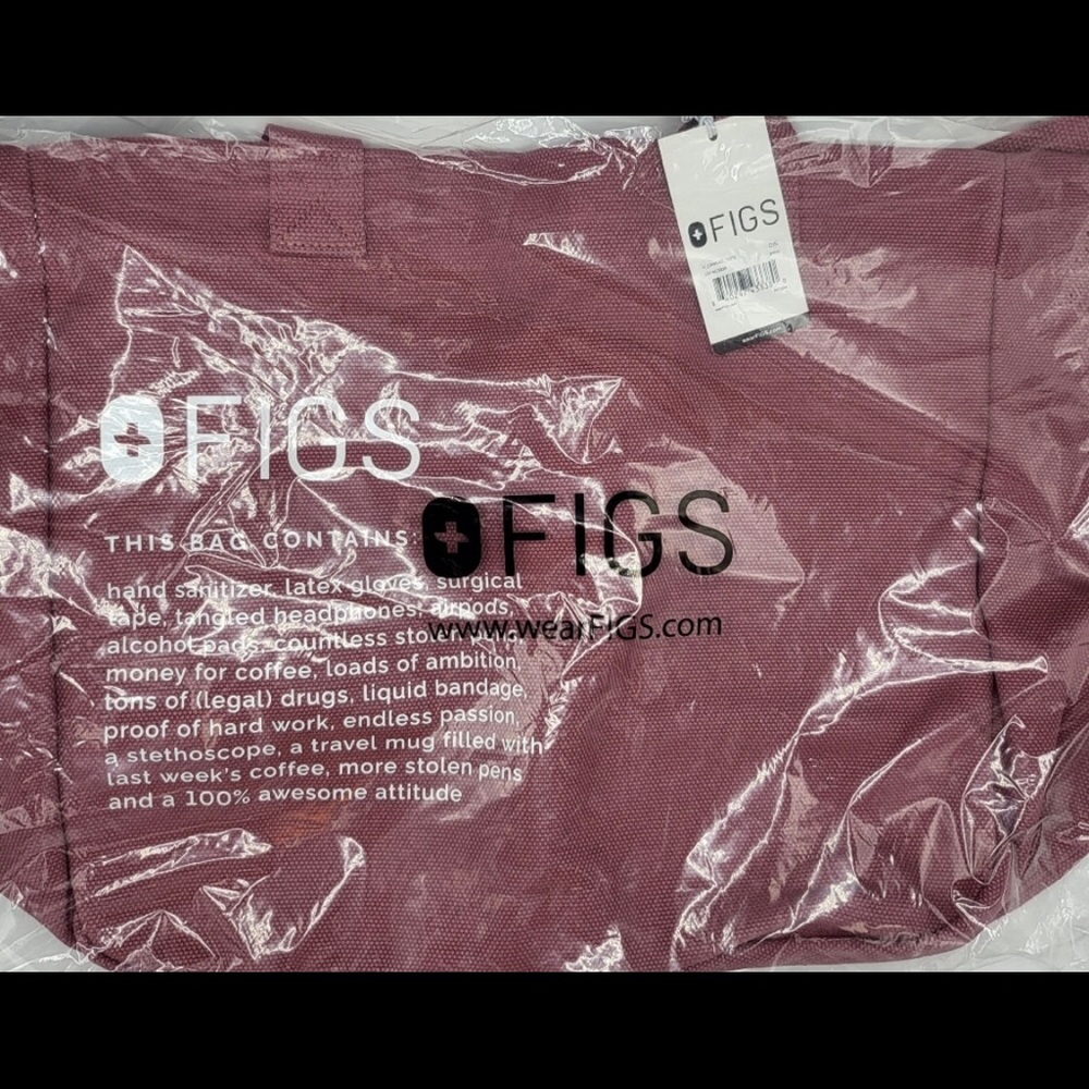 Figs mauve tote - Picture 5 of 5